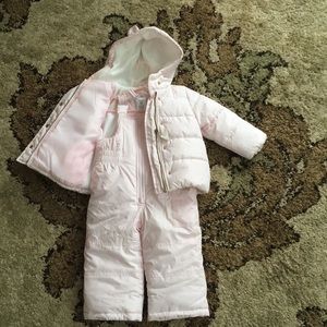 Carter’s Girls Light Pink Snow Suit.